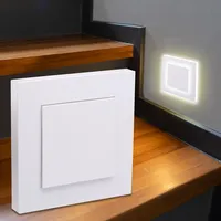 Longlife LED LED Treppenleuchte eckig weiß - Lichtfarbe: CCT