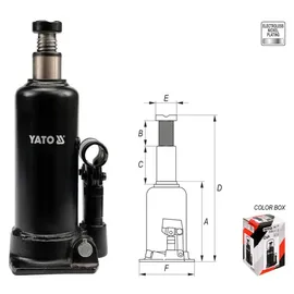 Yato Wagenheber Stahl 5 t schwarz