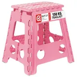 Relaxdays Campinghocker Klapphocker Pink