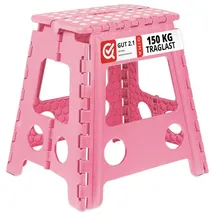 Relaxdays Campinghocker Klapphocker Pink