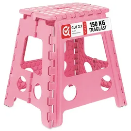 Relaxdays Campinghocker Klapphocker Pink