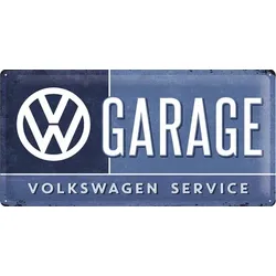 Blechschild „VW Garage - Volkswagen Service“