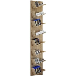 VCM Morgenthaler Bücher-/CD-Regal »Lansi Maxi« braun, 33x180x16 cm
