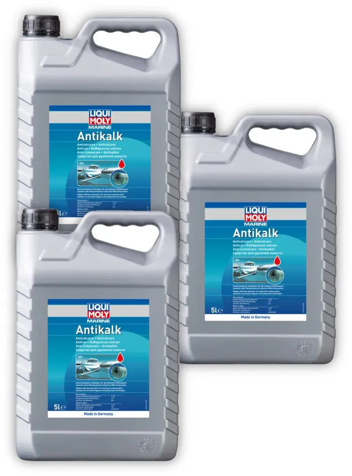 3x 5L LIQUI MOLY 25047 Antikalk Marine Antikalk anti calcare Kanister