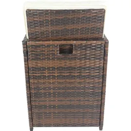 VCM 7-tlg Sitzgruppe Gartenmöbel Set Rattan Raloso