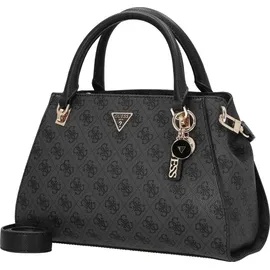 GUESS Handtasche Noelle II Luxury Satchel Coal Logo