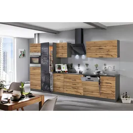 kochstation Spülenschrank KS-Trier 110 x 60 x 85 cm Grau