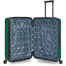 bergpfeil Travel 4-Rollen Cabin 66 cm / 72 l grün/emerald green metallic