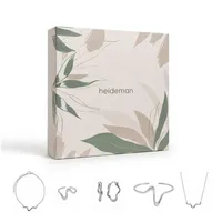 Heideman Schmuck-Adventskalender Summerbox Santorini silberfarben, Schmuckset mehrteilig Schmuck für Frauen - 5 Schmuckstücke silberfarben