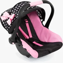 Bayer Design Puppenautositz mit Dach schwarz/rosa 67960AA