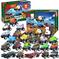 JOYIN Adventskalender Kinder Weihnachten Monster Truck Set