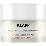 Klapp Cosmetics Klapp Resist Aging Retinol Triple Action Pro Age Overnight Mask 50 ml