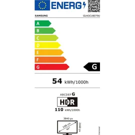 Samsung GU43CU8079 43" Crystal UHD 4K CU8079