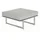 SonnenPartner - Lounge-hocker Lotus Edelstahl Loungehocker Sitzhocker