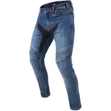 Rebelhorn Eagle III Motorradjeans Herren | Aramidfaser Futter | Knie und Hüftprotektoren SAS-TEC | Slim Fit