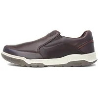 Hush Puppies Men's Fletcher Moccasin, Coffee, 45-46 EU - 45 EU