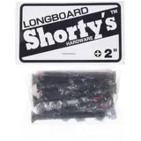 Shortys 2""-Philips Schrauben Longboard-Set Skater-Ausrüstung 150312 Schwarz - One-Size