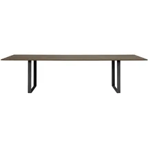 Muuto 70/70 Tisch 295 x 73 x 108 cm Eiche geräuchert/schwarz