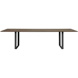 Muuto 70/70 Tisch 295 x 73 x 108 cm Eiche geräuchert/schwarz