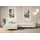 altdecor Ecksofa Cord mit Schlaffunktion 2-Sitzer Beige