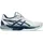 Asics Powerbreak FF Herren Handballschuhe, weiß, Größe 44 1⁄2 - Weiß/Dunkelblau/Grau - 44.5
