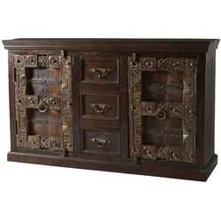 Teak Sideboard im Kolonialstil massiv