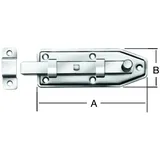 Vormann Fensterriegel mit Schlaufe, gerade B30xL80xS1,2mm Stahl verzinkt
