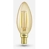 Radium LED Filamentlampe ESSENCE AMBIENTE LUX Kerzenform, C22, E14, 2,5W, 2400K, 220lm, gold RA42819840