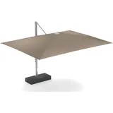 Emu Shade Sonnenschirm, 3x4 m, aluminium / taupe