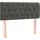 vidaXL Boxspringbett 90 x 200 cm Dunkelgrau