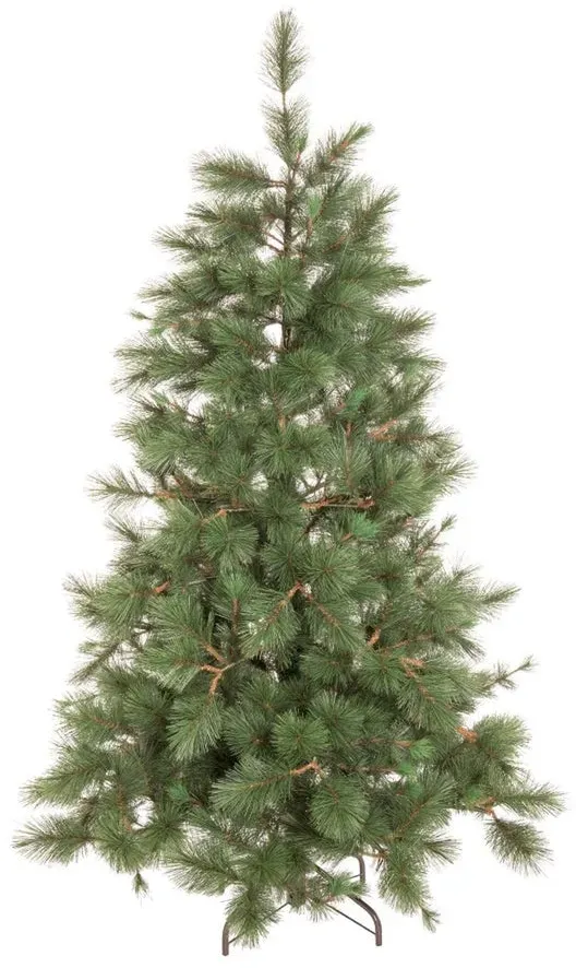 Kompakter Weihnachtsbaum, Grün, 150 cm, PVC & Polyethylen – Naturgetreue Optik für festliche Dekoration