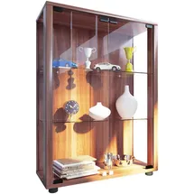 VCM Standvitrine Sintalo 60 x 25 x 80 cm Braun