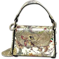 FLORENCE Umhängetasche Leder Gold