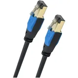 Oehlbach D1C19353 RJ45 Patchkabel CAT 8.1 2.00m Schwarz 1St.