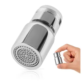 ECENCE Wasserhahn Aufsatz schwenkbar in Chrom drehbarer Wasserhahn Strahlregler, M24