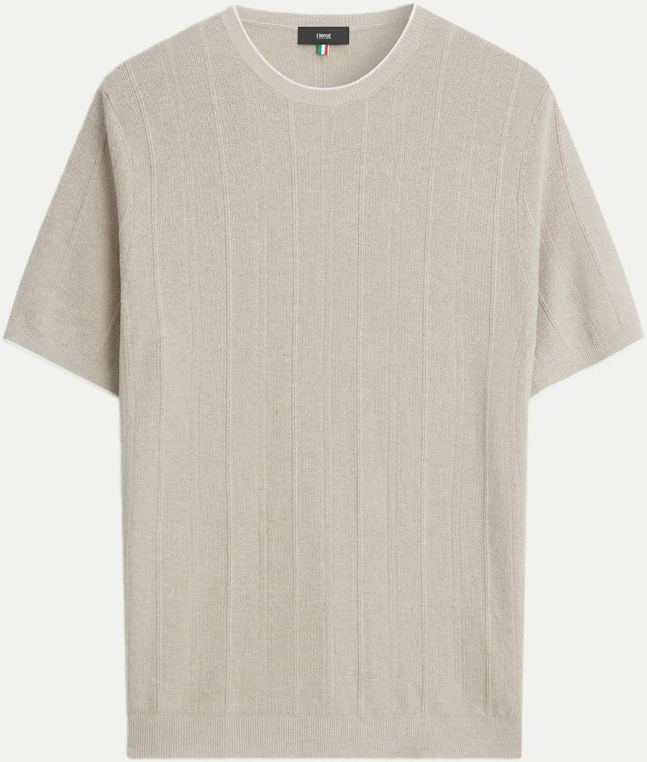 Kurzarmpullover Cigion Beige S