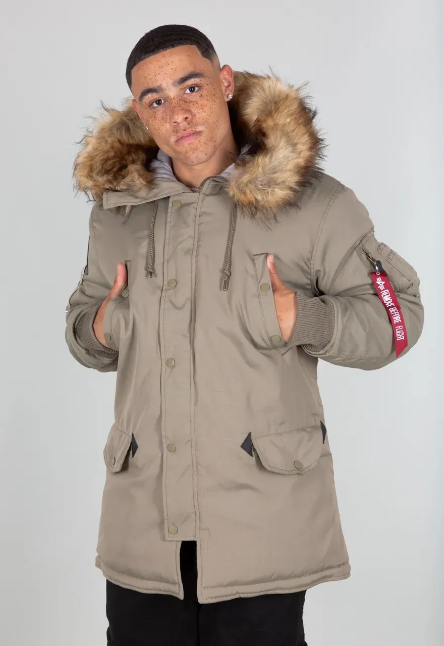 Alpha Industries Winterjacke Arctic Discoverer stratosbraun Herren