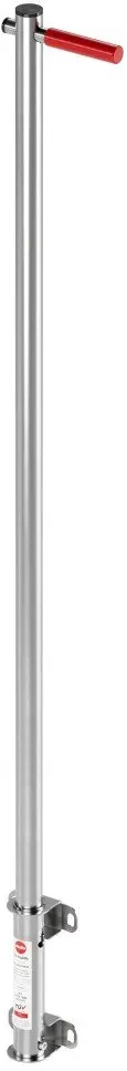 Hailo Professional Einstieghilfe zur Wandmontage mit Hülse rund Ø44 mm Edelstahl 1.4571