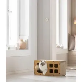 dehner lieblinge Kratzpappe Tesoro, ca. 53.5 x 28 x 28 cm, Hellbraun