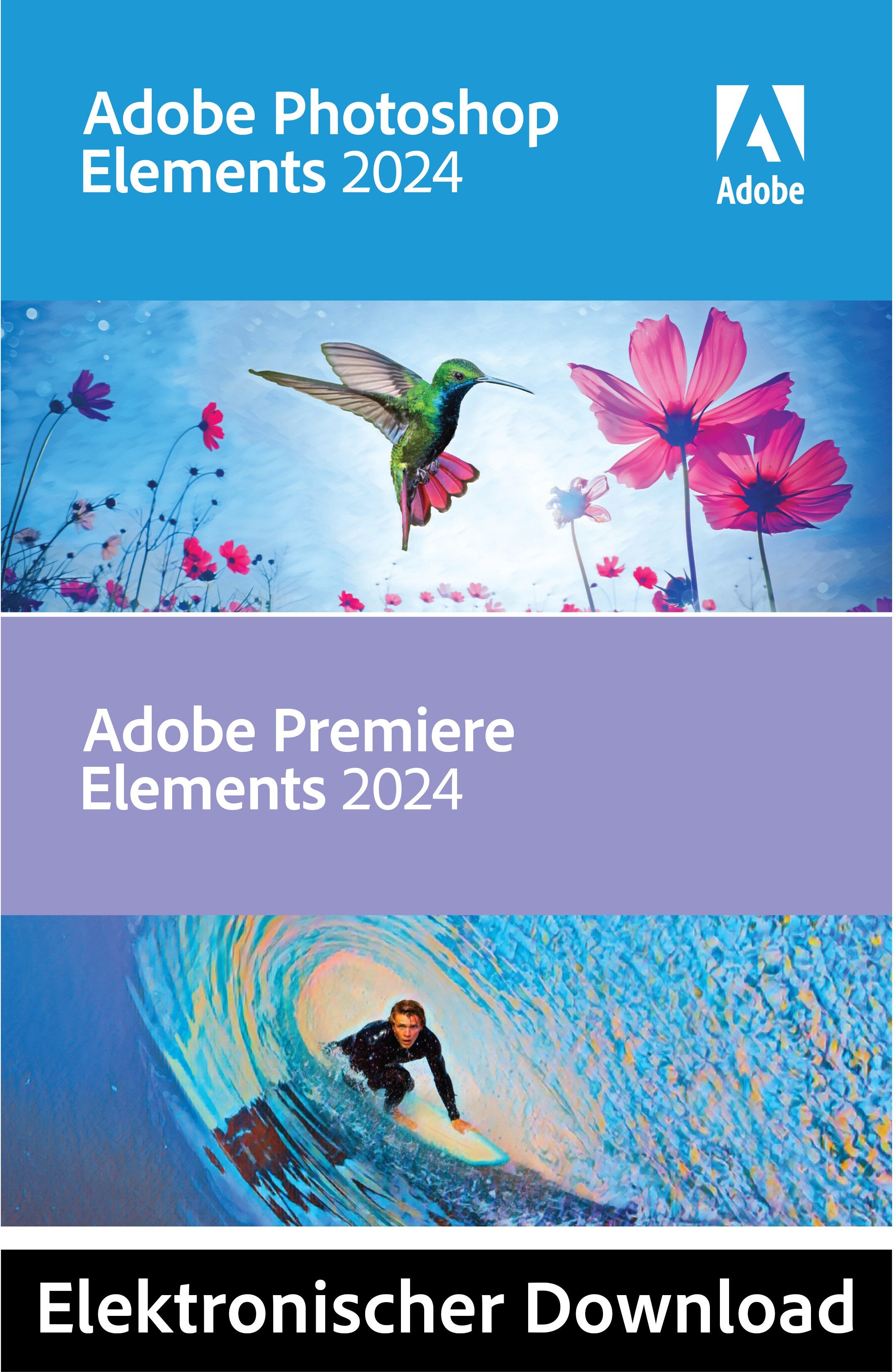 Adobe Photoshop & Premiere Elements 2024 | unbefristet | Win