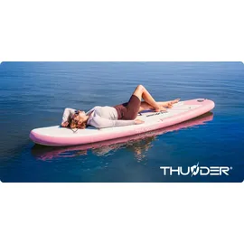 Thunder SUP Board 350 x 81 x 15 cm Weiß/Rosa