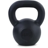 16 kg Gusseisen Kettlebell Kugelhantel Premium Schwunghantel Schwarz