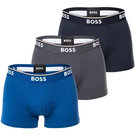Boss Power Boxershorts 3 Einheiten Open Blue 2XL