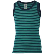 Engel - Unterhemd STRIPES mit Seide in eisvogel/marine, Gr.92