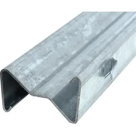 Estexo Weidezaun Pfosten 10 x 195 cm Silber/Metall