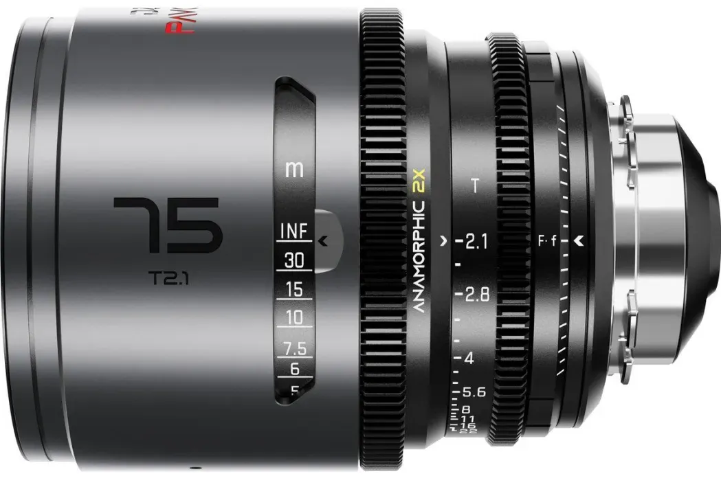 DZOFILM Pavo 2x Anamorphic 75mm T2.1 für PL/EF Mount Neutral Coating