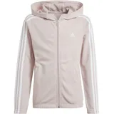 Adidas Essentials 3-Streifen Full-Zip Kapuzenjacke Sandy Pink / White 164