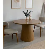 JV Möbel Esszimmertisch 120 x 75 cm braun