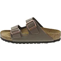 Birkenstock Arizona Birko-Flor Nubuk schmal mocca 46