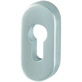 HOPPE Schutzrosette oval außen Edelstahl matt